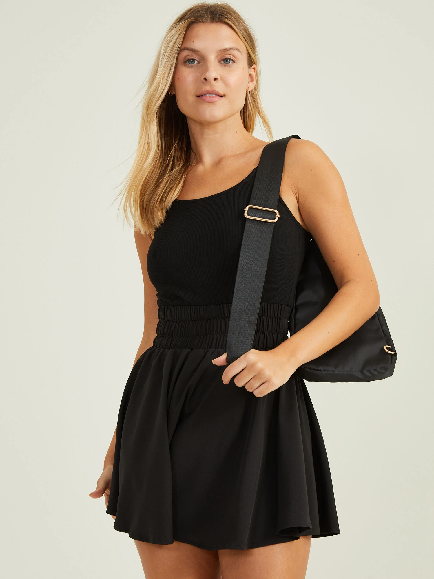 Highlight Smocked Waist Dress Highlight Smocked Waist Dress -Highlight shop 000223 ND30833 BLACK 00