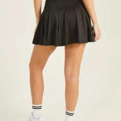 Pleated Tennis Skort -Highlight shop 001890 H1139K724JD BLACK 03