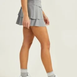 Rally Tennis Skort -Highlight shop 002044 P31804 LT HEATHER GREY 02