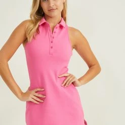 Drop Volley Dress -Highlight shop 004059 DP7020 PINK 02
