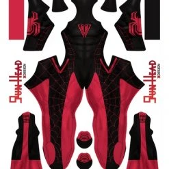 Spider-Man Miles Morales 10th Anniversary Kids And Adults Halloween Costume