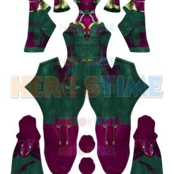 Vision Suit Wandavision Version Superhero Costume