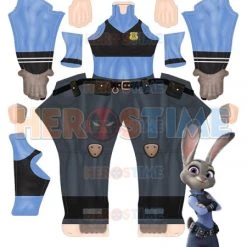 Zootopia Rabbit Judy Hopps Cosplay Costume