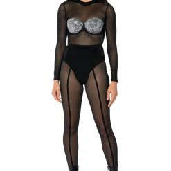 BEDAZZLE SUPPORT BRA C CUP -Highlight shop bedazzle support bra c cup black silver 3 3 c1 c1