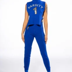 COLLEGIATE VARSITY BLUES KNIT LEGGING -Highlight shop collegiate varsity blues knit legging royal blue 7 7