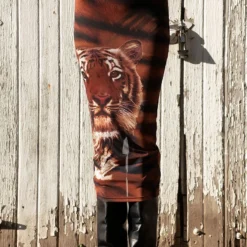 EYE OF THE TIGER MESH MIDI SKIRT -Highlight shop eye of the tiger mesh midi skirt multi 3 3