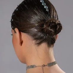 HEART HAIR GEM STICKERS IN SILVER 6 HEART HAIR GEM STICKERS IN SILVER -Highlight shop heart hair gem stickers in silver silver 3 3