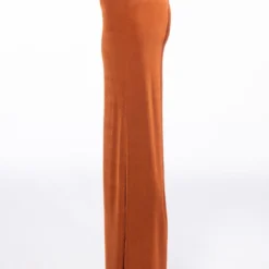 HOLD UP SLINKY PALAZZO PANT -Highlight shop hold up slinky palazzo pant rust 4 4