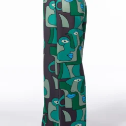 MEDUSA WIDE LEG SCUBA SWEATPANTS 5 MEDUSA WIDE LEG SCUBA SWEATPANTS -Highlight shop medusa wide leg scuba sweatpants green multi 5 5