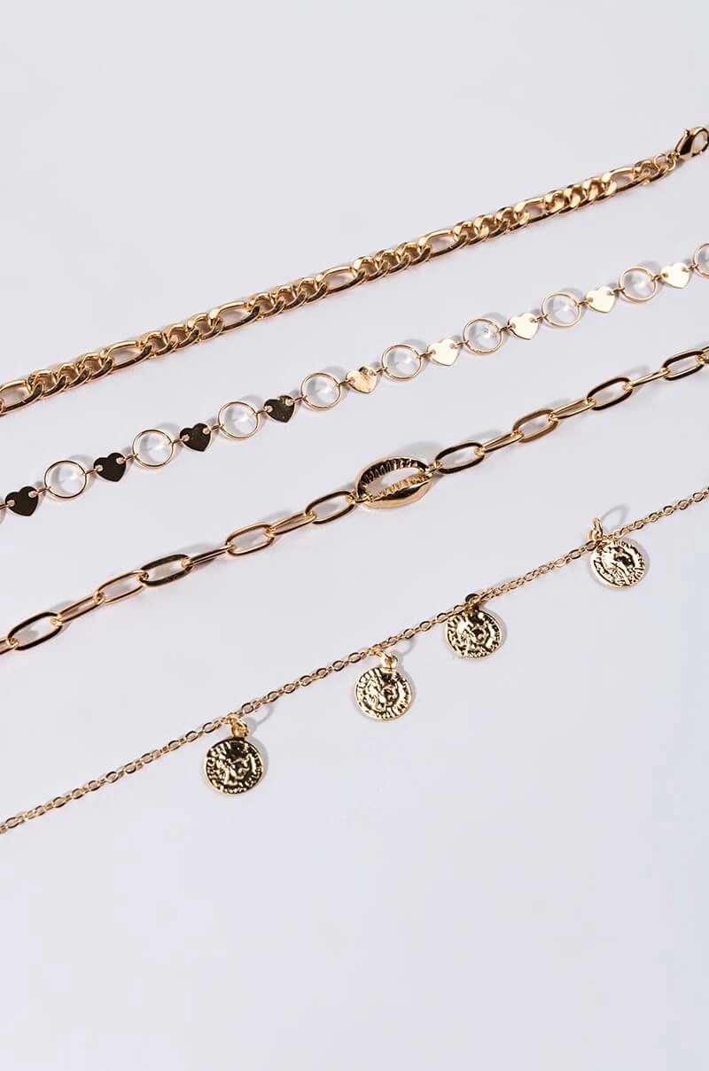 MYKONOS ANKLET SET MYKONOS ANKLET SET -Highlight shop mykonos anklet set gold 3 3