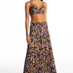 NO PROMISES PALAZZO PANTS -Highlight shop no promises palazzo pants multi 10 10