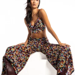 NO PROMISES PALAZZO PANTS -Highlight shop no promises palazzo pants multi 5 5