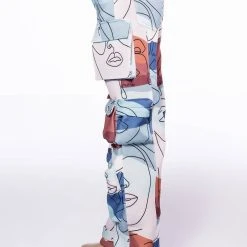PRINTED CARGO JOGGERS -Highlight shop printed cargo joggers multi 4 4