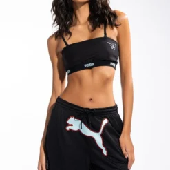 PUMA X DUA LIPA Basketball Shorts -Highlight shop puma x dua lipa basketball shorts black 4 4