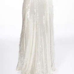 RESOLUTIONS SEQUIN SLIT MAXI SKIRT -Highlight shop resolutions sequin slit maxi skirt white 6 6