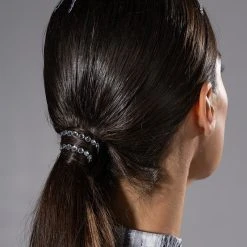 SMALL CIRCLE HAIR GEM STICKERS -Highlight shop small circle hair gem stickers silver 2 2